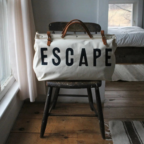 ESCAPE | HOLDALL BAG | NATURAL CANVAS