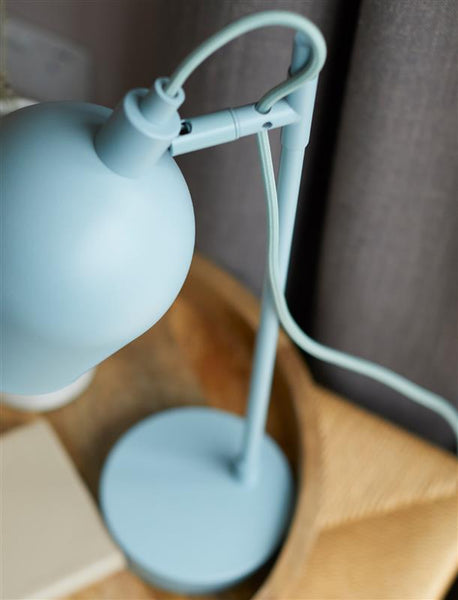 ST IVES | ANGLE TABLE LAMP | SOFT BLUE