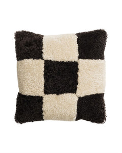 SHEEPSKIN | RUTH CUSHION | BROWN