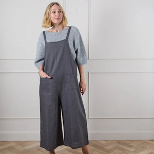 CHALK GRACE JUMPSUIT | CHARCOAL GREY