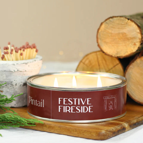 TRIPLE WICK CANDLE | FESTIVE FIRESIDE