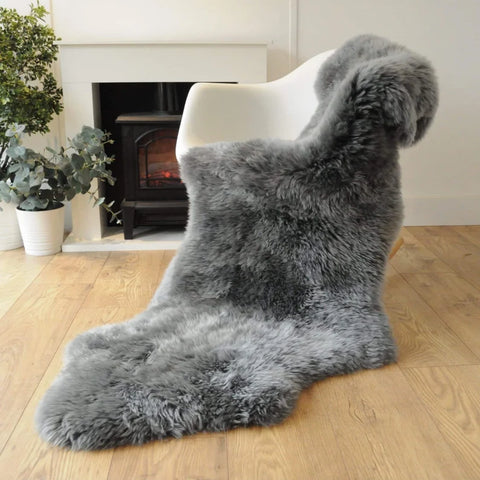 HOLLY | LONGHAIRED DOUBLE SHEEPSKIN | LIGHT GREY