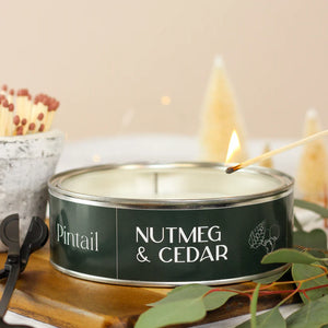 TRIPLE WICK CANDLE | NUTMEG & CEDAR