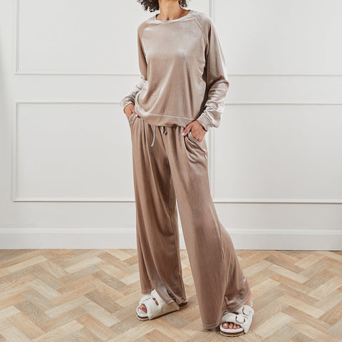 CHALK TABBY PANT | CHAMPAGNE