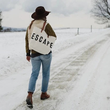 ESCAPE | TOTE BAG | NATURAL CANVAS