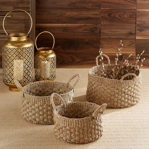 SEAGRASS | LARGE WOVEN BASKET ONLY